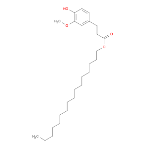 2-Propenoic acid, 3-(4-hydroxy-3-methoxyphenyl)-, hexadecyl ester, (2E)-