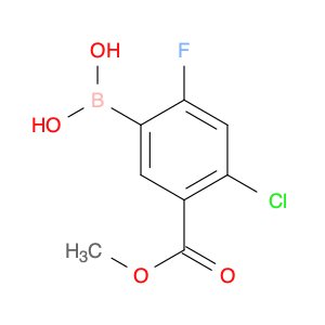4-Chloro-2-fluoro-5-methoxycarbonylphenylboronic acid