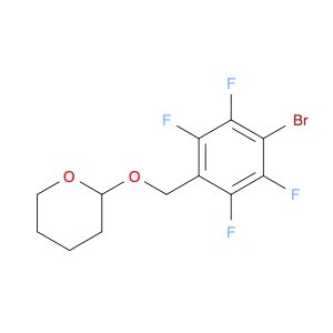 2-[(4-Bromo-2,3,5,6-tetrafluorophenyl)methoxy]tetrahydro-2H-pyran