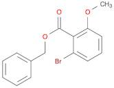 Benzoic acid, 2-bromo-6-methoxy-, phenylmethyl ester