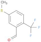 Benzaldehyde, 5-(methylthio)-2-(trifluoromethyl)-