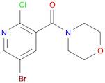 (5-Bromo-2-chloropyridin-3-yl)(morpholino)methanone