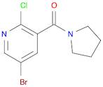 5-Bromo-2-chloro-3-(pyrrolidine-1-carbonyl)pyridine