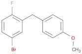 4-Bromo-1-fluoro-2-(4-methoxy-benzyl)-benzene