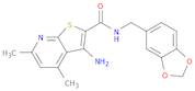 3-Amino-N-[(2H-1,3-benzodioxol-5-yl)methyl]-4,6-dimethylthieno[2,3-b]pyridine-2-carboxamide