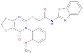 N-(1,3-benzothiazol-2-yl)-2-{[3-(2-methoxyphenyl)-4-oxo-3H,4H,6H,7H-thieno[3,2-d]pyrimidin-2-yl]su…