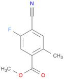 Methyl 4-cyano-5-fluoro-2-methylbenzoate