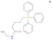 (5-(乙氨基)-5-氧代戊基)三苯基溴化鏻