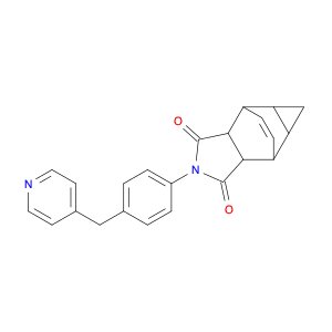 2-(4-(Pyridin-4-ylmethyl)phenyl)-4,4a,5,5a,6,6a-hexahydro-4,6-ethenocyclopropa[f]isoindole-1,3(2H,…