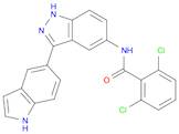 N-(3-(1H-Indol-5-yl)-1H-indazol-5-yl)-2,6-dichlorobenzamide