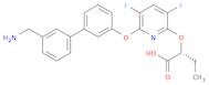 Butanoic acid, 2-[[6-[[3'-(aminomethyl)[1,1'-biphenyl]-3-yl]oxy]-3,5-difluoro-2-pyridinyl]oxy]-, (…