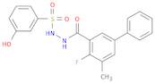 N'-(4-Fluoro-5-methyl-[1,1'-biphenyl]-3-carbonyl)-3-hydroxybenzenesulfonohydrazide