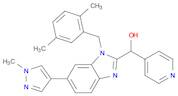 1-[(2,5-dimethylphenyl)methyl]-6-(1-methyl-1H-pyrazol-4-yl)-α-4-pyridinyl-1H-Benzimidazole-2-metha…