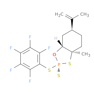 (2R,3aR,6S,7aR)-3a-Methyl-2-((perfluorophenyl)thio)-6-(prop-1-en-2-yl)hexahydrobenzo[d][1,3,2]oxat…