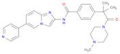 4-(2-Methyl-1-(4-methylpiperazin-1-yl)-1-oxopropan-2-yl)-N-(6-(pyridin-4-yl)imidazo[1,2-a]pyridin-…