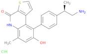 (R)-9-(4-(1-Aminopropan-2-yl)phenyl)-8-hydroxy-6-methylthieno[2,3-c]quinolin-4(5H)-one hydrochlori…