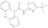 N-(4-(Trifluoromethyl)oxazol-2-yl)-9H-xanthene-9-carboxamide