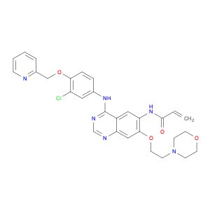 N-(4-((3-Chloro-4-(pyridin-2-ylmethoxy)phenyl)amino)-7-(2-morpholinoethoxy)quinazolin-6-yl)acrylam…