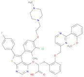 Benzenepropanoic acid, α-[[(5S)-5-[3-chloro-2-methyl-4-[2-(4-methyl-1-piperazinyl)ethoxy]phenyl]...