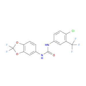 1-(4-Chloro-3-(trifluoromethyl)phenyl)-3-(2,2-difluorobenzo[d][1,3]dioxol-5-yl)urea