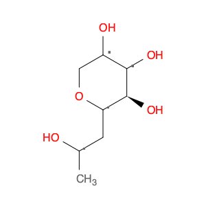 (2S,3R,4S,5R)-2-((S)-2-Hydroxypropyl)tetrahydro-2H-pyran-3,4,5-triol
