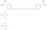 4,4'-(Heptane-1,7-diylbis(oxy))dibenzimidamide dimethanesulfonate