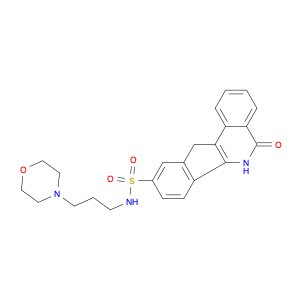 N-(3-Morpholinopropyl)-5-oxo-6,11-dihydro-5H-indeno[1,2-c]isoquinoline-9-sulfonamide