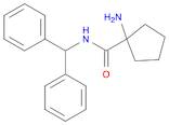 1-Amino-N-benzhydrylcyclopentanecarboxamide