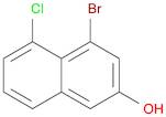 4-Bromo-5-chloronaphthalen-2-ol