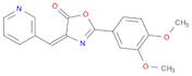 (4E)-2-(3,4-dimethoxyphenyl)-4-[(pyridin-3-yl)methylidene]-4,5-dihydro-1,3-oxazol-5-one