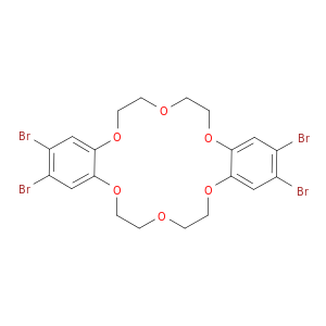 2,3,13,14-Tetrabromo-6,7,9,10,17,18,20,21-octahydrodibenzo[b,k][1,4,7,10,13,16]hexaoxacyclooctadec…