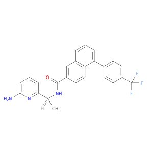 N-[(1S)-1-(6-amino-2-pyridyl)ethyl]-5-[4-(trifluoromethyl)phenyl]-2-naphthylcarboxamide
