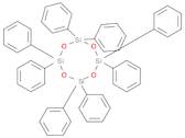 Cyclotetrasiloxane, 2,2,4,4,6,6,8,8-octaphenyl-, homopolymer