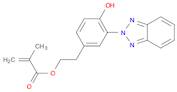 2-Propenoic acid, 2-methyl-, 2-[3-(2H-benzotriazol-2-yl)-4-hydroxyphenyl]ethyl ester, homopolymer