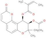 2-Butenoic acid, 2-methyl-, (9R,10R)-9-(acetyloxy)-9,10-dihydro-8,8-dimethyl-2-oxo-2H,8H-benzo[1...