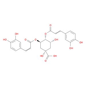 rel-(1R,3S,4S,5S)-3,4-Bis[[3-(3,4-dihydroxyphenyl)-1-oxo-2-propen-1-yl]oxy]-1,5-dihydroxycyclohexa…