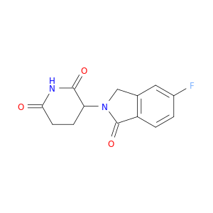 3-(5-fluoro-1-oxoisoindolin-2-yl)piperidine-2,6-dione