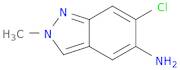 6-Chloro-2-methyl-2H-indazol-5-amine