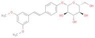 (2S,3R,4S,5S,6R)-2-(4-((E)-3,5-Dimethoxystyryl)phenoxy)-6-(hydroxymethyl)tetrahydro-2H-pyran-3,4,5…