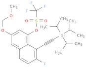 7-Fluoro-3-(methoxymethoxy)-8-((triisopropylsilyl)ethynyl)naphthalen-1-yl trifluoromethanesulfonate