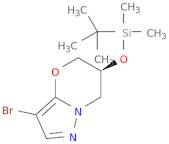 (S)-3-Bromo-6-((tert-butyldimethylsilyl)oxy)-6,7-dihydro-5H-pyrazolo[5,1-b][1,3]oxazine