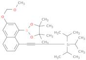 Triisopropyl((6-(methoxymethoxy)-8-(4,4,5,5-tetramethyl-1,3,2-dioxaborolan-2-yl)naphthalen-1-yl)et…