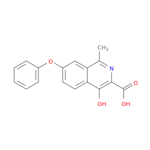 4-Hydroxy-1-methyl-7-phenoxyisoquinoline-3-carboxylic acid