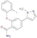 2-(2-Fluorophenoxy)-4-(1-methyl-1H-pyrazol-5-yl)benzamide