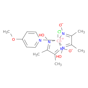 (OC-6-42)-Bis[[2,3-butanedione 2,3-di(oximato-κN)](1-)]chloro(4-methoxypyridine-κN)cobalt