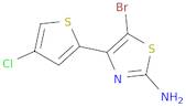 5-Bromo-4-(4-chlorothiophen-2-yl)thiazol-2-amine