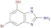 2-Amino-5-bromo-1H-benzo[d]imidazol-7-ol