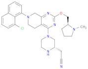 2-((S)-4-(7-(8-Chloronaphthalen-1-yl)-2-(((S)-1-methylpyrrolidin-2-yl)methoxy)-5,6,7,8-tetrahydr...