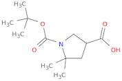 1-(tert-Butoxycarbonyl)-5,5-dimethylpyrrolidine-3-carboxylic acid