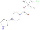 tert-Butyl 4-(pyrrolidin-3-yl)piperazine-1-carboxylate hydrochloride